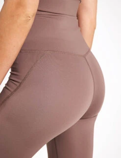 Compressive High Waisted Legging - Porcini 9 Compressive High Waisted Legging - Porcini -The Sports Edit Store Girlfriend Collective Compressive high rise long 4007 CQ Hazelnut 0004