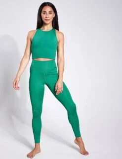 Dylan Bra - Saguaro -The Sports Edit Store Girlfriend Collective DYLAN CROP BRA 1017 CG SAGUARO 0012