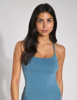 Willa Strappy Tank - Wave