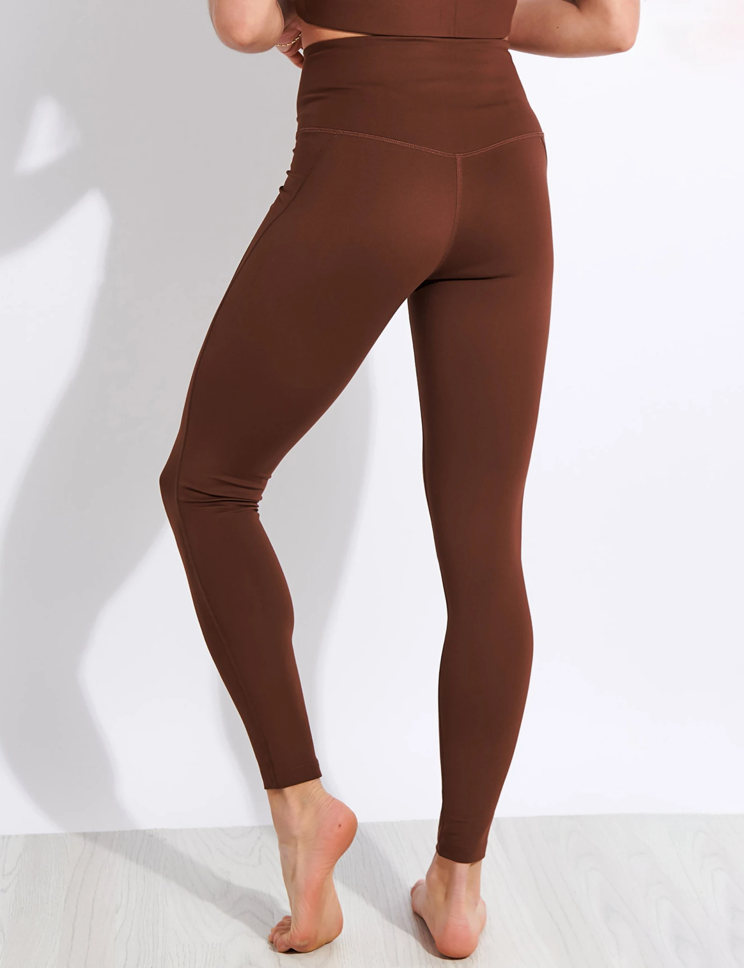 Compressive High Waisted Legging - Earth 4 Compressive High Waisted Legging - Earth - Image 2