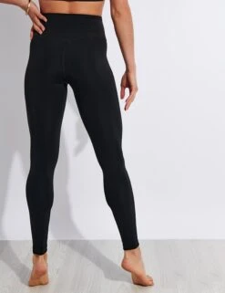 FLOAT High Waisted Legging - Black -The Sports Edit Store Girlfriend Collective GC FLOAT SEAML HIGH RISE LEGGING LONG 4021 JB BLACK 0007