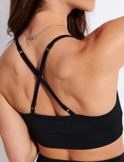 Juliet Bra - Black 9 Juliet Bra - Black -The Sports Edit Store Girlfriend Collective GC JULIET BRALETTE FLOAT 1008S JB BLACK 0029