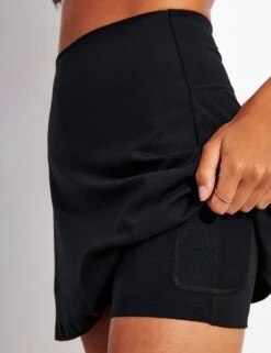 Skort - Black 9 Skort - Black -The Sports Edit Store Girlfriend Collective GC THE SKORT HIGH RISE 4018 JB Black 0020