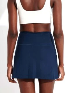 Skort - Midnight 8 Skort - Midnight -The Sports Edit Store Girlfriend Collective GC THE SKORT HIGH RISE 54788 4018 TC MIDNIGHT 0018