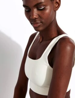 Tommy Bra - Ivory 11 Tommy Bra - Ivory -The Sports Edit Store Girlfriend Collective GC TOMMY BRA SQUARE NECK 54797 1016 SW IVORY 0029