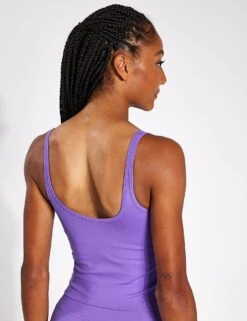 Gemma Scoop Tank - Retro Violet 7 Gemma Scoop Tank - Retro Violet -The Sports Edit Store Girlfriend Collective GEMMA SCOOP TANK 1038 Retro Violet 0021