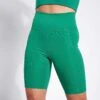 High Waisted Bike Short - Saguaro -The Sports Edit Store Girlfriend Collective HIGH RISE BIKE SHORTS 4011 CG SAGUARO 0007