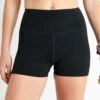 High Waisted Run Short - Black -The Sports Edit Store Girlfriend Collective High Rise Run Short Black 53941 Black 0003