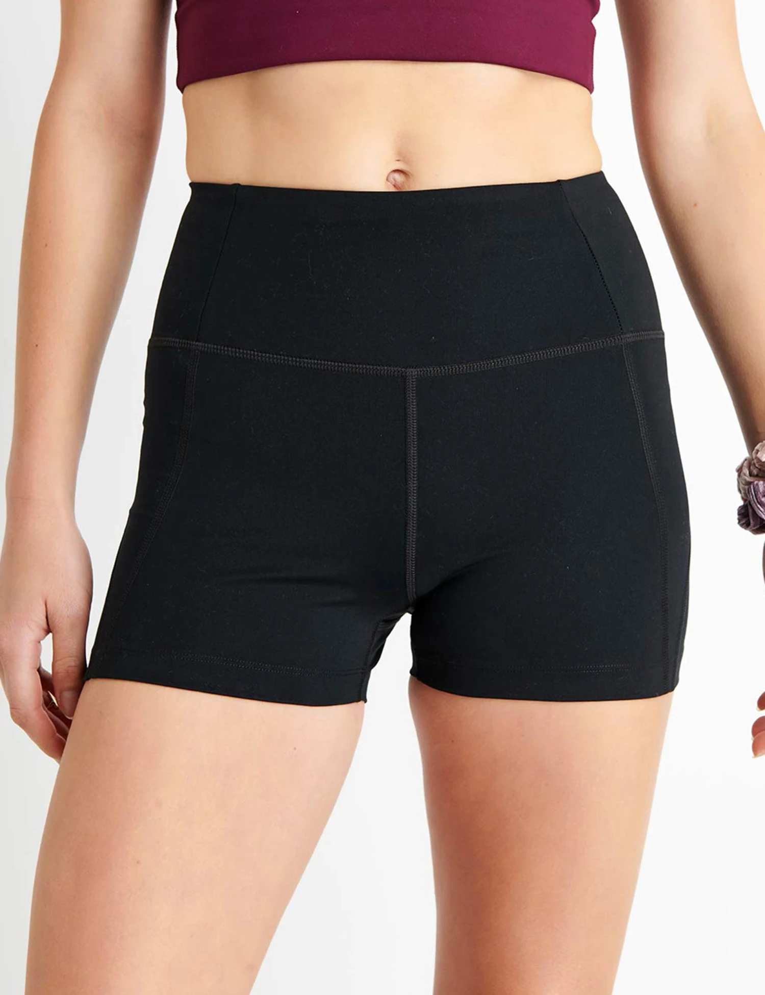 High Waisted Run Short - Black 3 High Waisted Run Short - Black