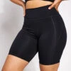 High Waisted Bike Short - Black -The Sports Edit Store Girlfriend Collective High Waisted Bike Short Black 0007