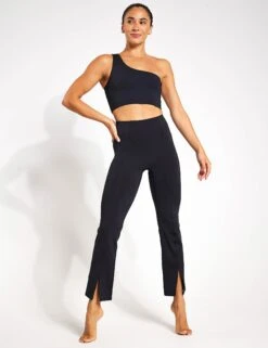 Luxe Split Hem Legging - Black 9 Luxe Split Hem Legging - Black -The Sports Edit Store Girlfriend Collective LUXE SPLIT HEM LEGGING 4076 JB BLACK 0014