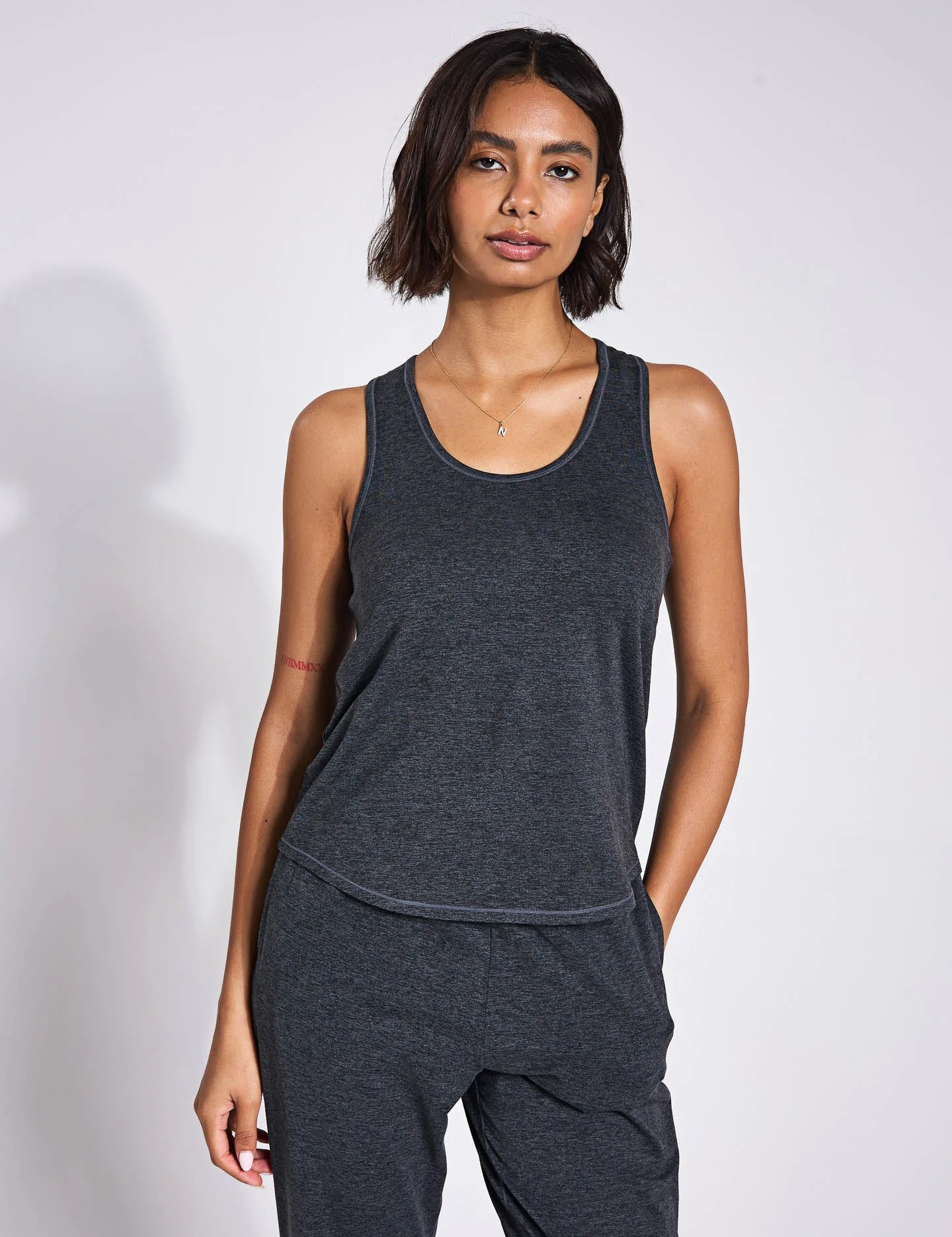 ReSet Relaxed Tank - Moon Heather 3 ReSet Relaxed Tank - Moon Heather