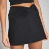 Twist Skort - Black -The Sports Edit Store Girlfriend Collective TWIST SKORT 6194 JB Black 0001