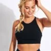 Topanga Bra - Black -The Sports Edit Store Girlfriend Collective Topanga Bra 1001 JB Black 0020