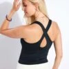 Zoe Tank - Black 1 Zoe Tank - Black -The Sports Edit Store Girlfriend Collective ZOE TANK FLOAT 1024 JB BLACK 0019