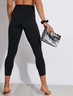 Compressive High Waisted 7/8 Legging - Black -The Sports Edit Store Girlfriend Compressive Legging 7 8 Black 0022
