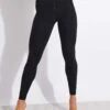 Compressive High Waisted Legging - Black -The Sports Edit Store Girlfriend Compressive Legging Long Black 0021 1