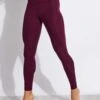 Compressive High Waisted Legging - Plum -The Sports Edit Store Girlfriend Compressive Legging Long re shoot Plum 0017