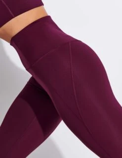 Compressive High Waisted Legging - Plum 8 Compressive High Waisted Legging - Plum -The Sports Edit Store Girlfriend Compressive Legging Long re shoot Plum 0019