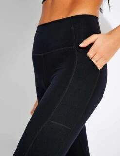 High Waisted 7/8 Pocket Legging - Black 9 High Waisted 7/8 Pocket Legging - Black -The Sports Edit Store Girlfriend POCKET LEGGING HIGH RISE 7 8 4024 JB BLACK 0015