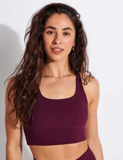 Girlfriend Collective Paloma Bra Classic - Plum