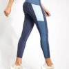 Go Move Printed 7/8 Gym Leggings - Medium Blue Mix 2 Go Move Printed 7/8 Gym Leggings - Medium Blue Mix -The Sports Edit Store Goodmove GO MOVE 7 8 COLOURBLOCK 6544P MEDIUM BLUE MIX 0005