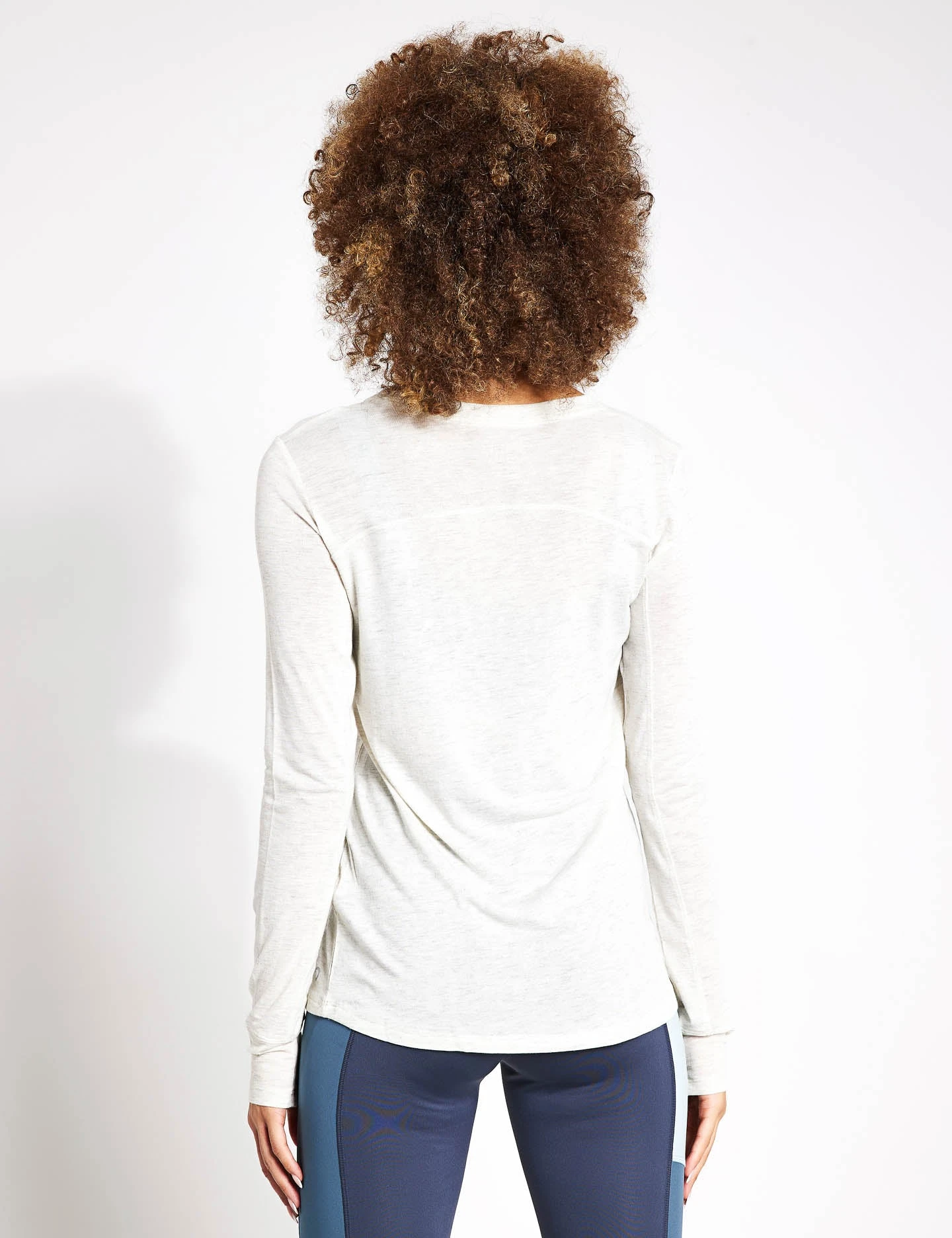 Merinotec Crew Neck Walking Top - Ivory 4 Merinotec Crew Neck Walking Top - Ivory - Image 2