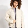 Packaway Quilted Funnel Neck Jacket - Beige -The Sports Edit Store Goodmove QUILTED JACKET 5355A BEI 0004