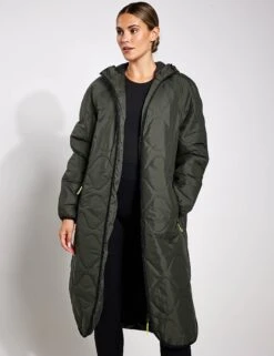 Stormwear Fleece Lined Longline Parka - Dark Olive
