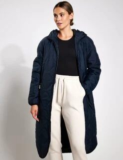 Stormwear Fleece Lined Longline Parka - Midnight Navy