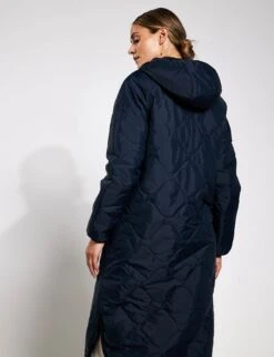 Stormwear Fleece Lined Longline Parka - Midnight Navy -The Sports Edit Store Goodmove Quilted Parka T51 5499 MIDNIGHT NAVY 0017
