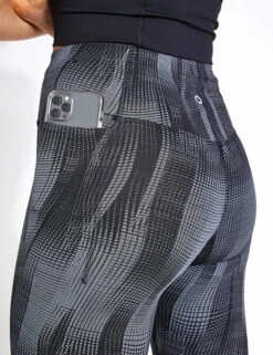 Go Move Reflective High Waisted Gym Leggings - Black -The Sports Edit Store Goodmove REFLECTIVE GO MOVE T51 6455A Black 0004