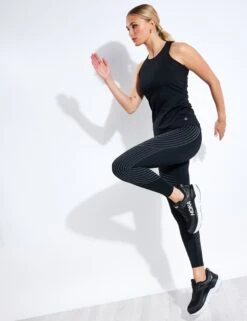 Scoop Neck Racer Back Vest Top - Black -The Sports Edit Store Goodmove Scoop Neck Racer Back Vest Top T515161 Black 0002