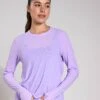 Hoka Airolite Run Long Sleeve - Aster Flower 1 Hoka Airolite Run Long Sleeve - Aster Flower -The Sports Edit Store Hoka Airolite Run Long Sleeve Aster Flower 1151083 ARFS 0004
