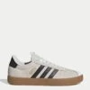 ADIDAS VL Court 3.0 Shoes - Off White/Grey Six/Gold Metallic -The Sports Edit Store JP5351 1 FOOTWEAR Photography Side Lateral Center View white