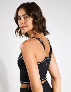 The Sports Edit Store -The Sports Edit Store LILYBOD AMARA sports bra Black White LC121 C23 BL 0037