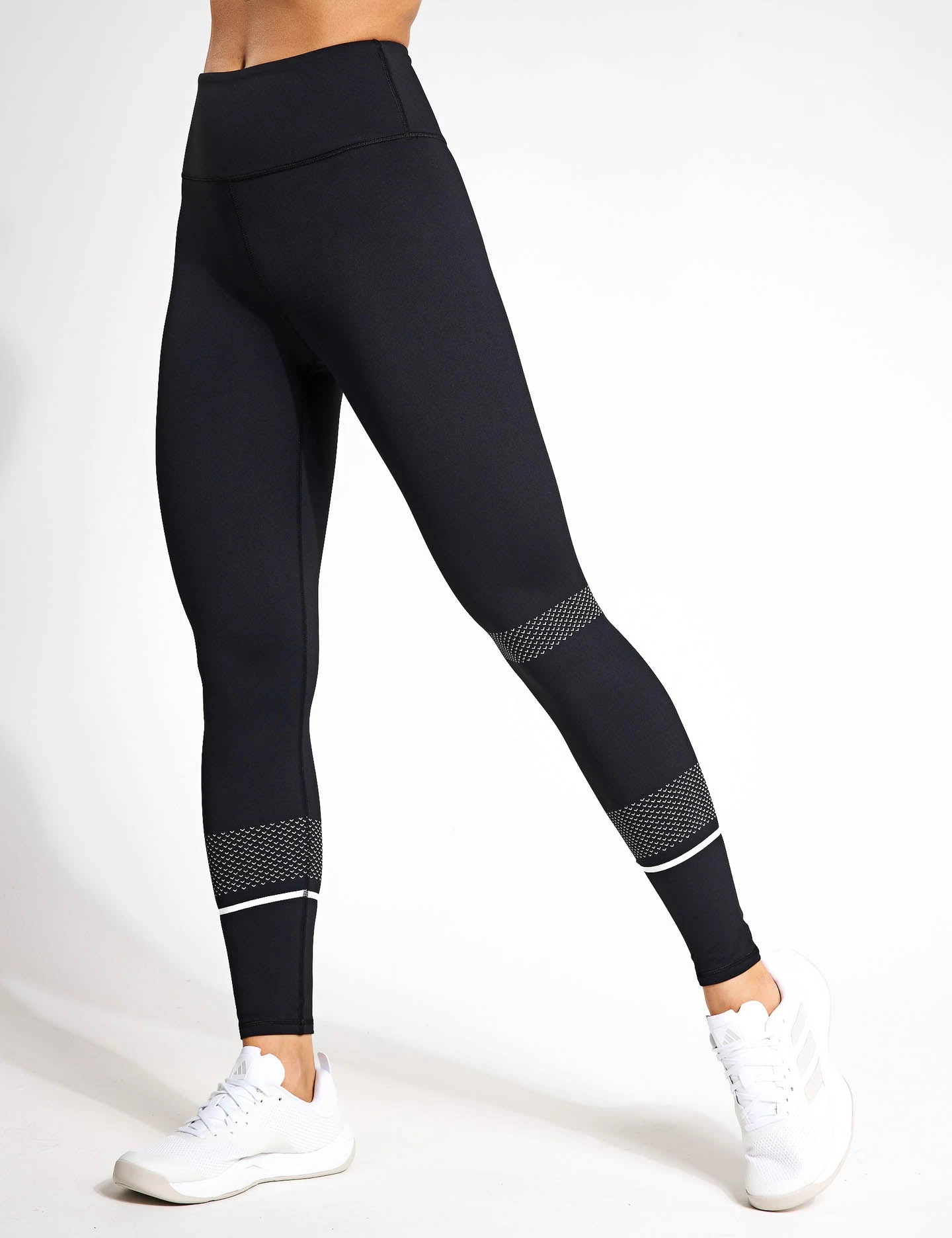 Activate Full Length Legging - Black/White 3 Activate Full Length Legging - Black/White