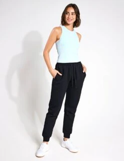 Harmony Ribbed Tank - Light Blue -The Sports Edit Store LILYBOD Harmony Tank LT44 C23 LB Light Blue 0010