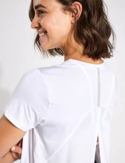 Kendall Tee - White -The Sports Edit Store LILYBOD KENDALL short sleeve tee White LT82B C23 WT 0022