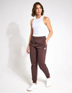 Millie Slim Fleece Track Pant - Oak -The Sports Edit Store LILYBOD MILLIE jogger Oak LL88 C23 OK 0002