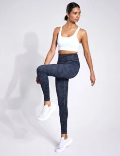 Astrid Ultra-Core Full Length Legging - Black Stucco -The Sports Edit Store Lilybod Astrid Ultra CoreP LL61 BKP Black Stucco 0002