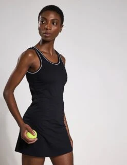 Bonnie Dress - Black -The Sports Edit Store Lilybod BONNIE Dress Black LD02 BL 0004 fac81cf2 08f1 45d8 8e31 c24414cba252