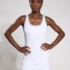 Bonnie Dress - White -The Sports Edit Store Lilybod BONNIE Dress White LD02 WT 0002