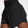 Bronte Running Short - Black 2 Bronte Running Short - Black -The Sports Edit Store Lilybod BRONTE Running Short Black LZS33 BL 0002