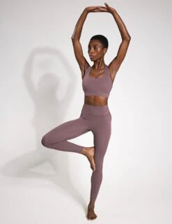 Chloe Cloud-Core Legging - Grape -The Sports Edit Store Lilybod CHLOE Cloud Core Legging Grape SL 01 GRP 0004