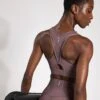 Frankie Cloud-Core Sports Bra - Grape -The Sports Edit Store Lilybod FRANKIE Cloud Core Sports Bra Grape SC 22 GRP 0002