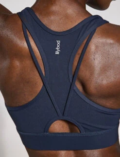 Frankie Cloud-Core Sports Bra - Navy Blue 8 Frankie Cloud-Core Sports Bra - Navy Blue -The Sports Edit Store Lilybod FRANKIE Cloud Core Sports Bra Navy Blue SC 22 NB 0004