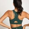Frankie Cloud-Core Sports Bra - Deep Green 1 Frankie Cloud-Core Sports Bra - Deep Green -The Sports Edit Store Lilybod FRANKIE Cloud Core Sports Bra SC 22 DG Deep Green 0032 1