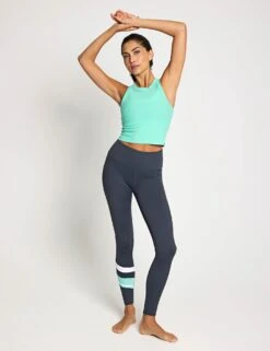 Harmony Ribbed Tank - Teal 9 Harmony Ribbed Tank - Teal -The Sports Edit Store Lilybod HARMONY Ribbed Tank LT44 TL Teal 0022