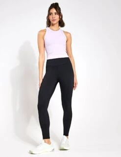 Harmony Ribbed Tank - Lilac 9 Harmony Ribbed Tank - Lilac -The Sports Edit Store Lilybod Harmony Rib tank LT44 LR Lilac 0013